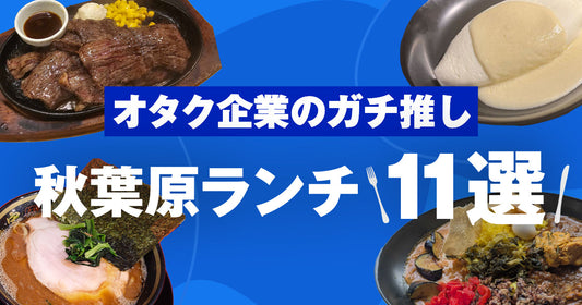 【保存版】秋葉原ランチの正解。「オタク企業の中の人」がガチで推す目的別グルメ11選