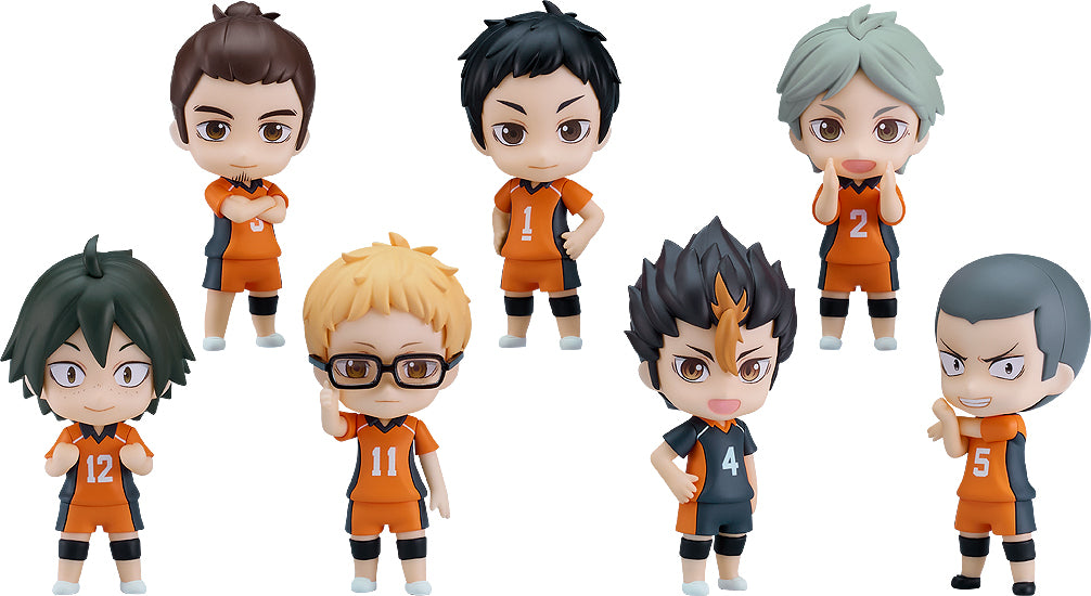 Nendoroid Supraiz: Hi-Q!02 Karasuno Arc 盒装 7 件