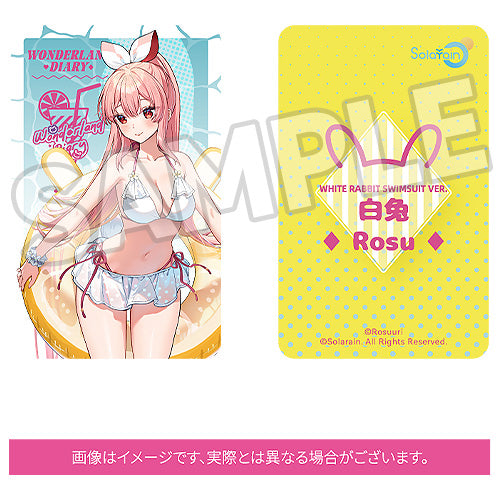 Rosuuri 오리지널 캐릭터 흰색 토끼 Rosu 수영복 Ver.
