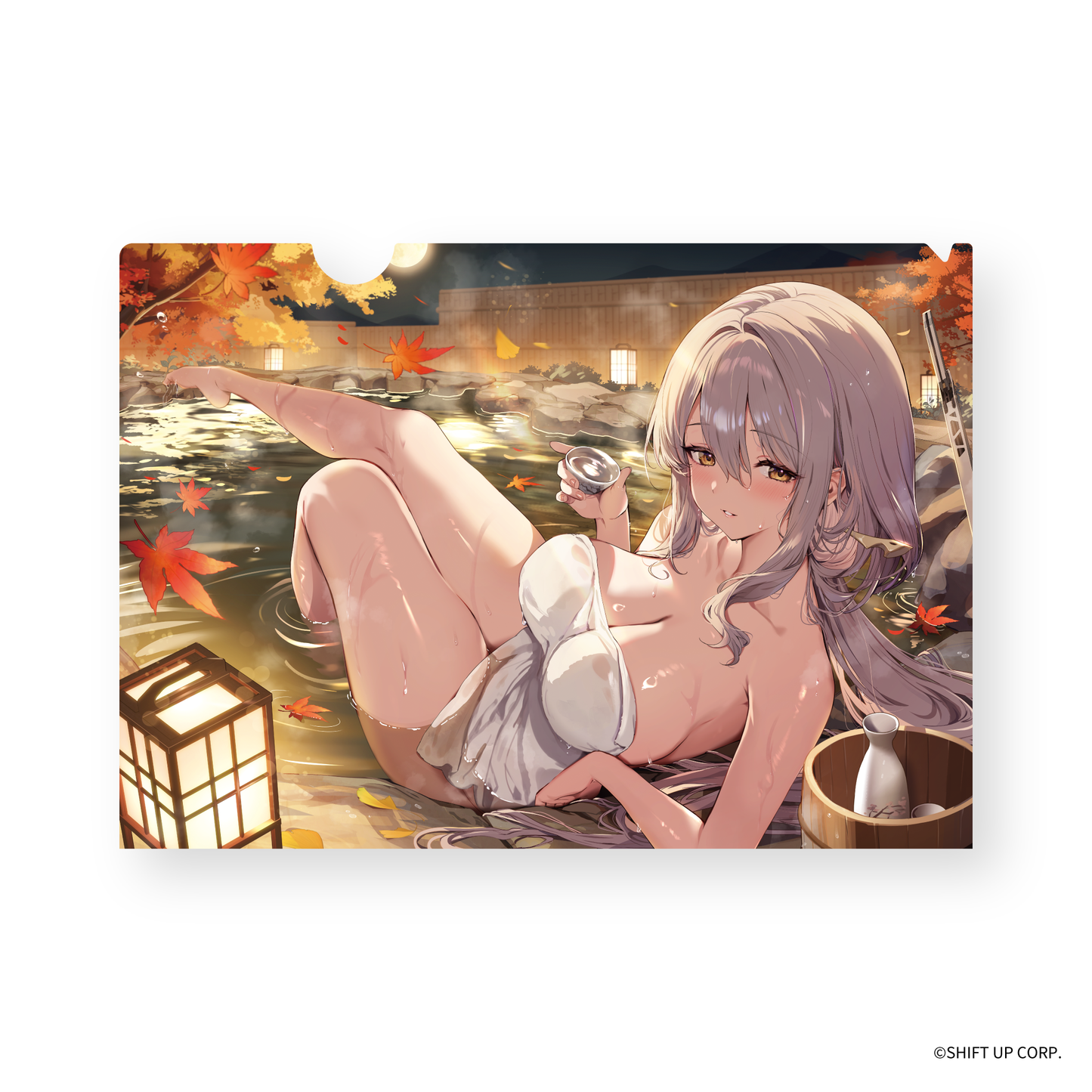 Scarlet Plastic File Folder ‐ GODDESS OF VICTORY: NIKKE ~Amidst the Mud, a Scarlet Blossom~