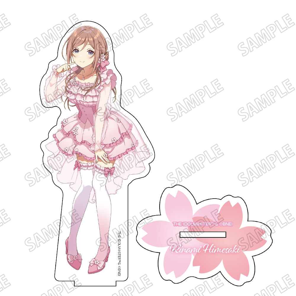 학원 아이돌 마스터 그림이 그려진 BIG 아크릴 스탠드【사크라이로 Ver.】4.히메사키 리바