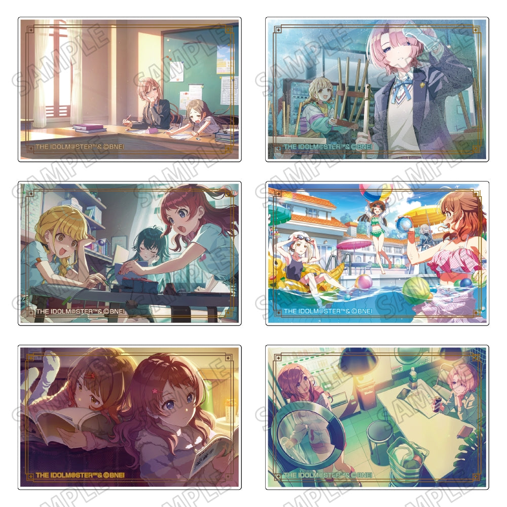 학원 아이돌 마스터 아크릴 블록 컬렉션 6개입 BOX