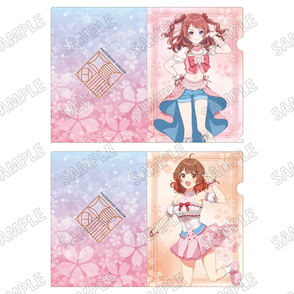 학원 아이돌 마스터 일러스트 클리어 파일 세트【사크라이로 Ver.】 A