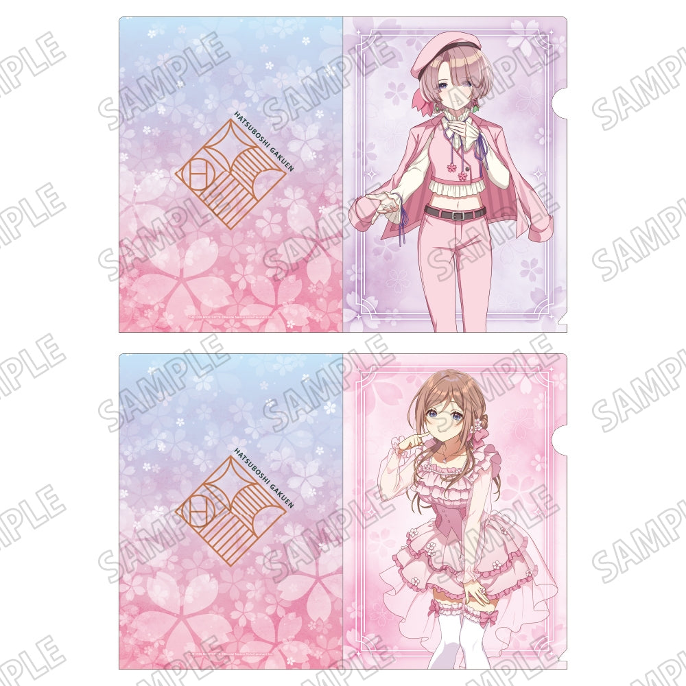 학원 아이돌 마스터 일러스트 클리어 파일 세트【사크라이로 Ver.】B.