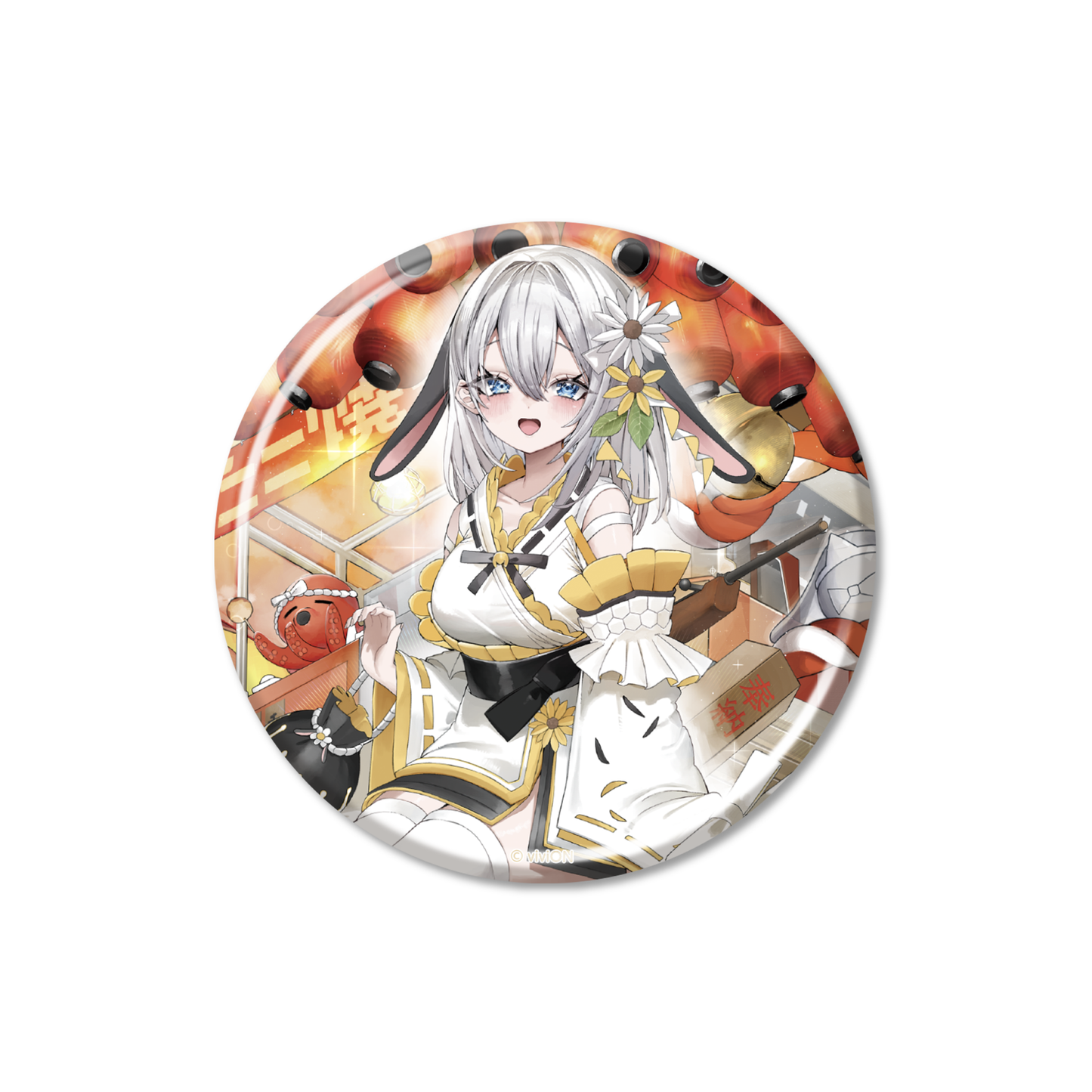 아오기리 고교 산쿠로오네 겐 1st 팬미팅 ~ 너희들 모두 동창회 ~ 굿즈 토트백 & 빅캔 배지 세트