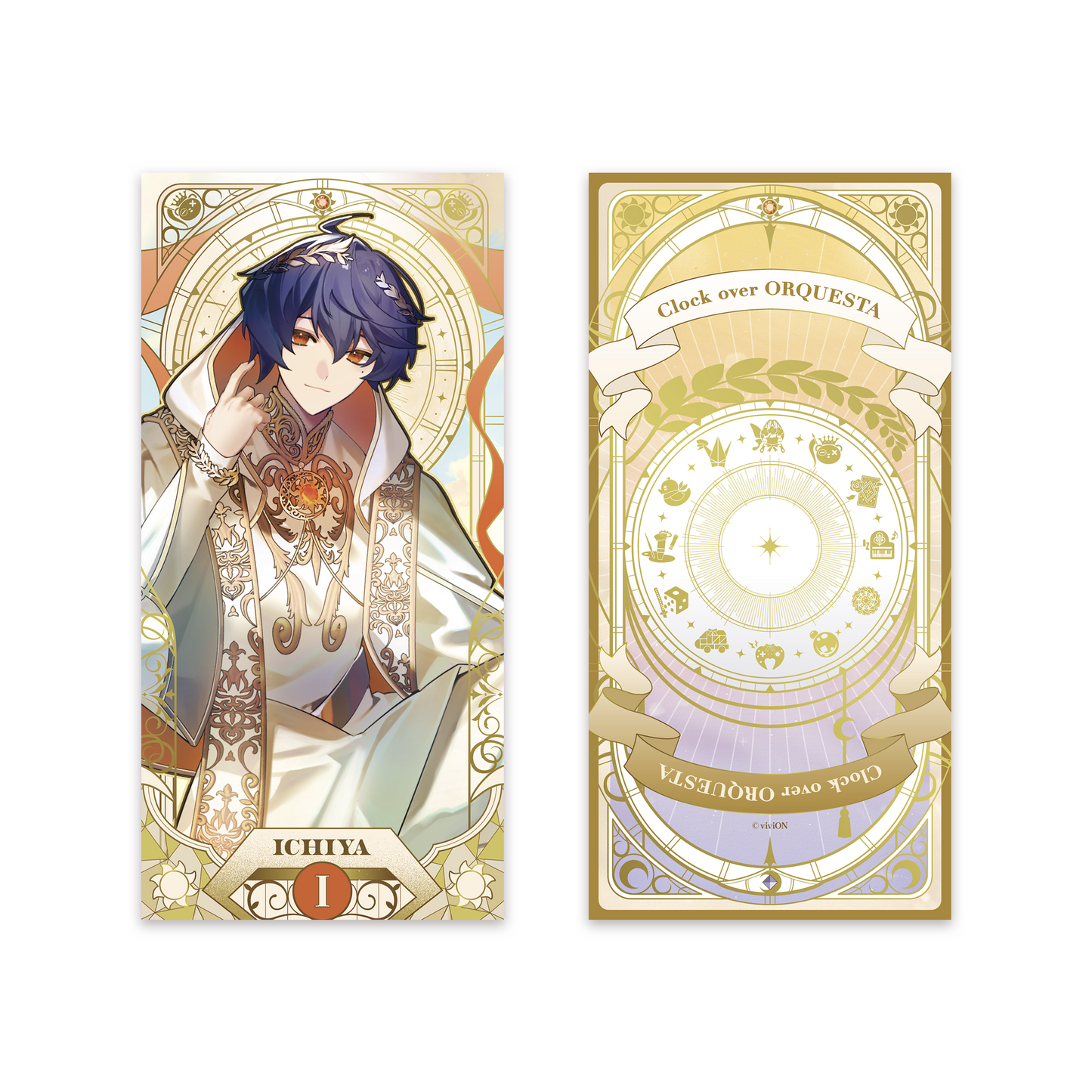 ORQUESTA(奥奎斯塔)4 周年塔罗牌式交易时钟,青少年人物版。