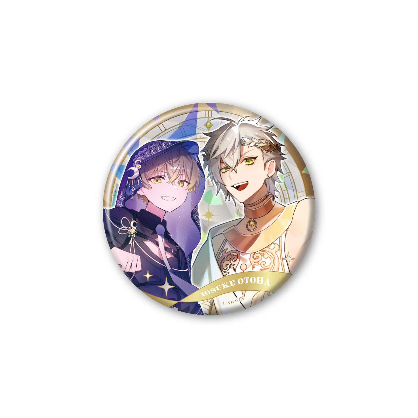 ORQUESTA 4 周年全息大罐徽章上的时钟 大藤叶紫之助