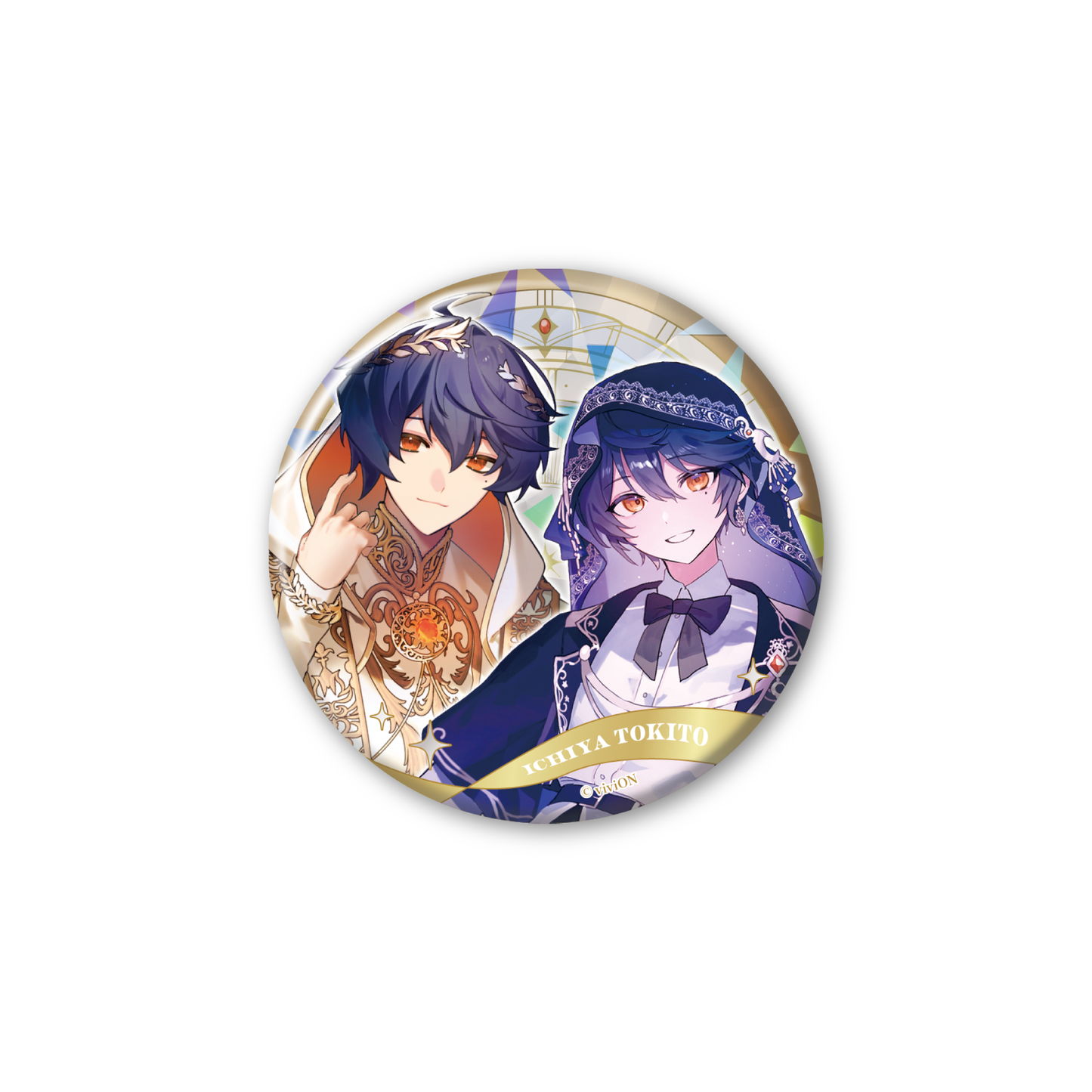 ORQUESTA 4 周年全息大罐徽章上的时钟 Toki-tou Ichiya