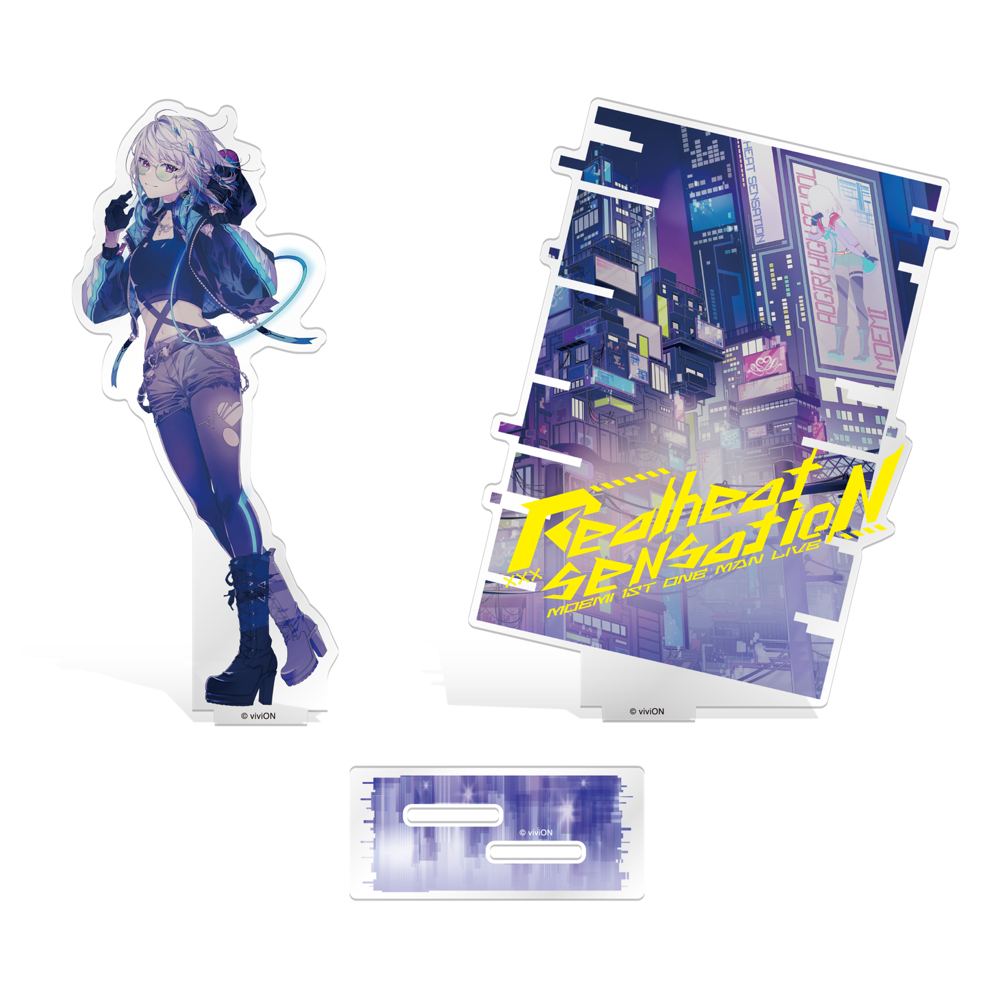 Aogiri High School Momi 1st ONE-MAN LIVE "real heat sensation" goods - acrylic stand with background