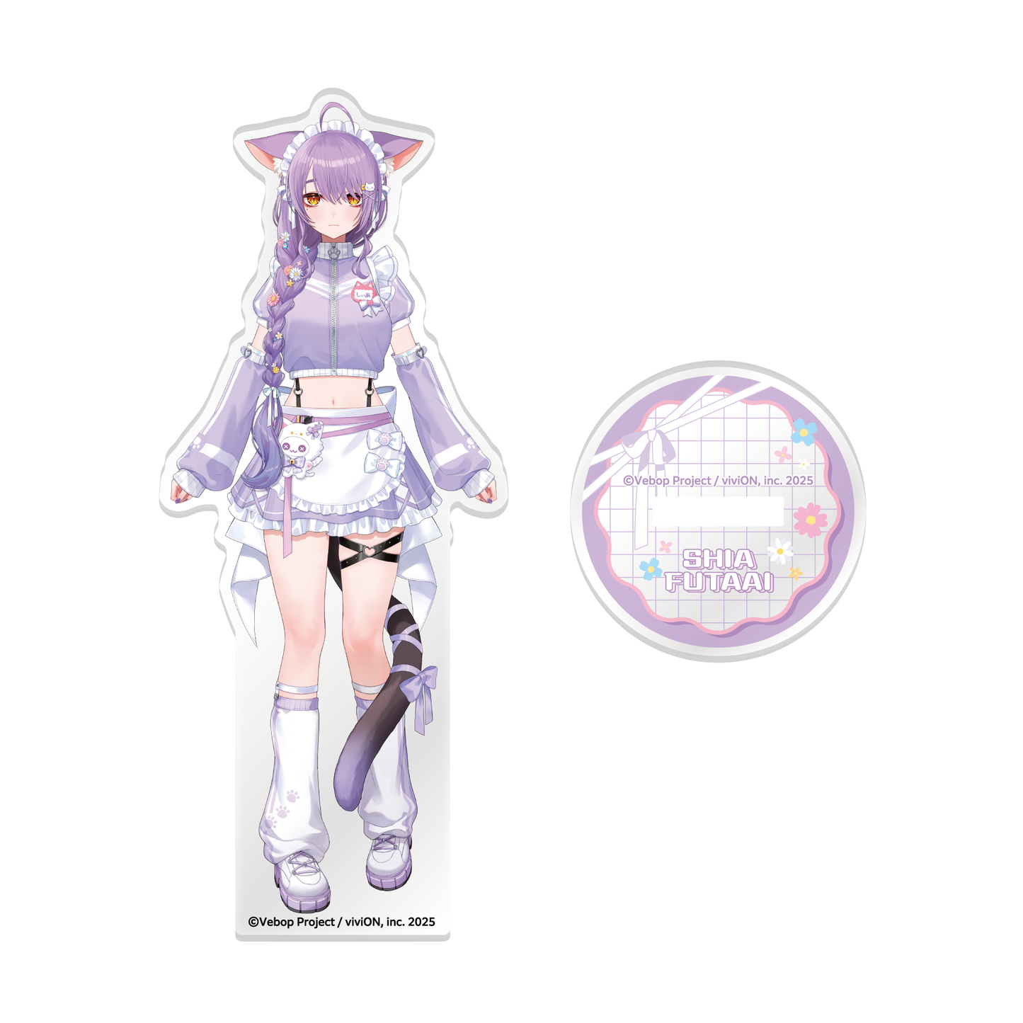 Vebop Project 澤西女僕服裝商品亞克力支架兩個藍色 Sia