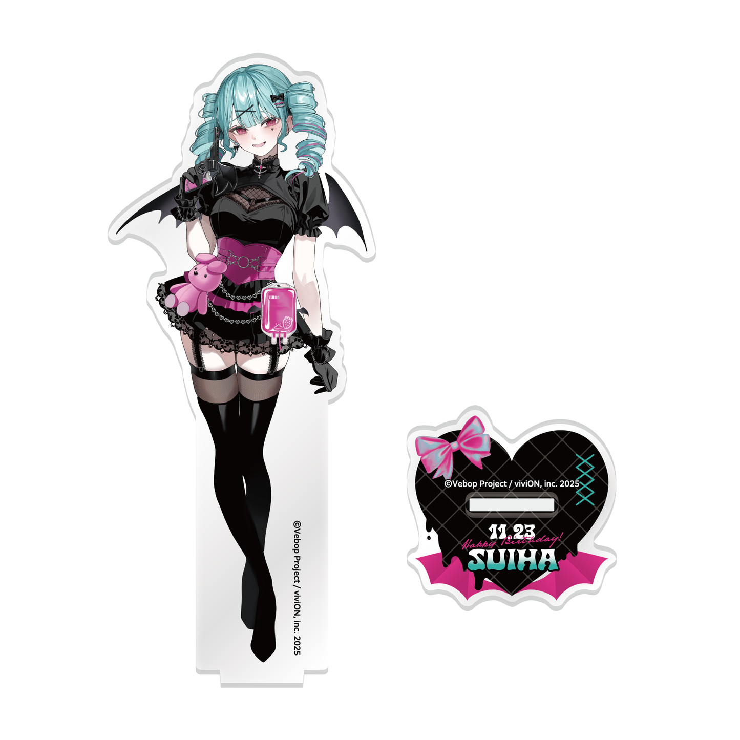 Vebop Project Birthday Commemorative Goods 2025 Acrylic Stand Hanamoe Negi Suiha