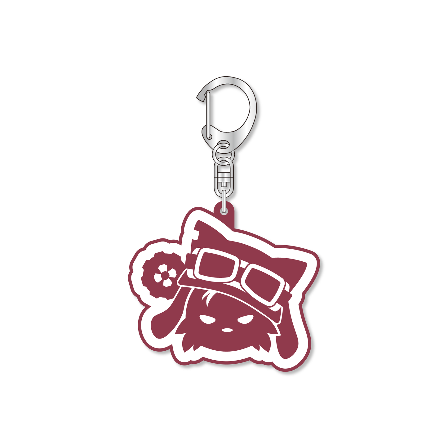 青切高中校徽橡胶钥匙圈 Tsukitate Ibuki