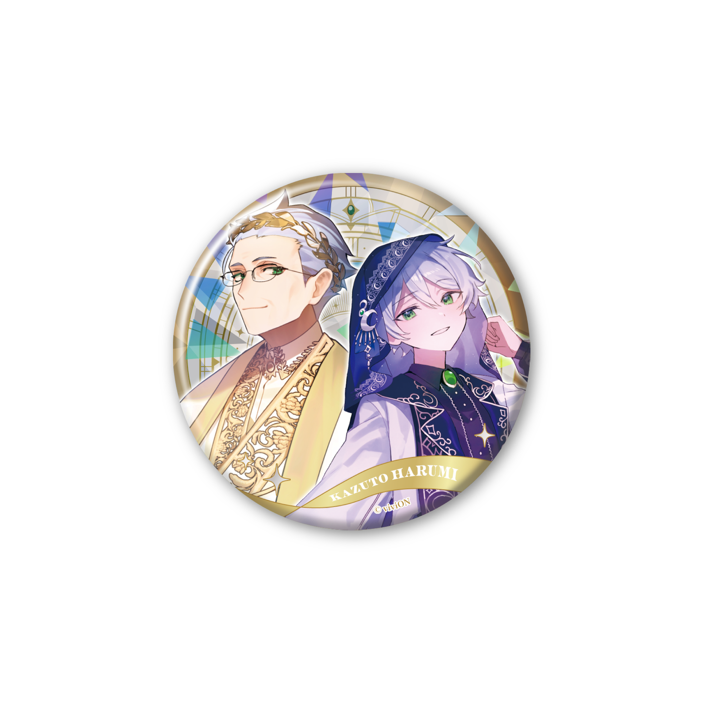 ORQUESTA 4 周年全息大罐徽章上的时钟 Harumi Ichiju