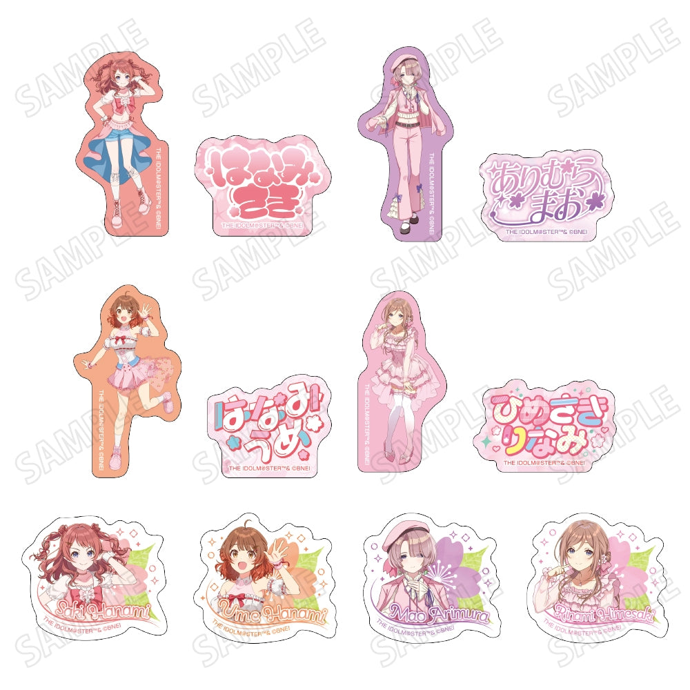학원 아이돌 마스터 그려넣기 스티커 컬렉션 [사쿠라이로 Ver.6입BOX