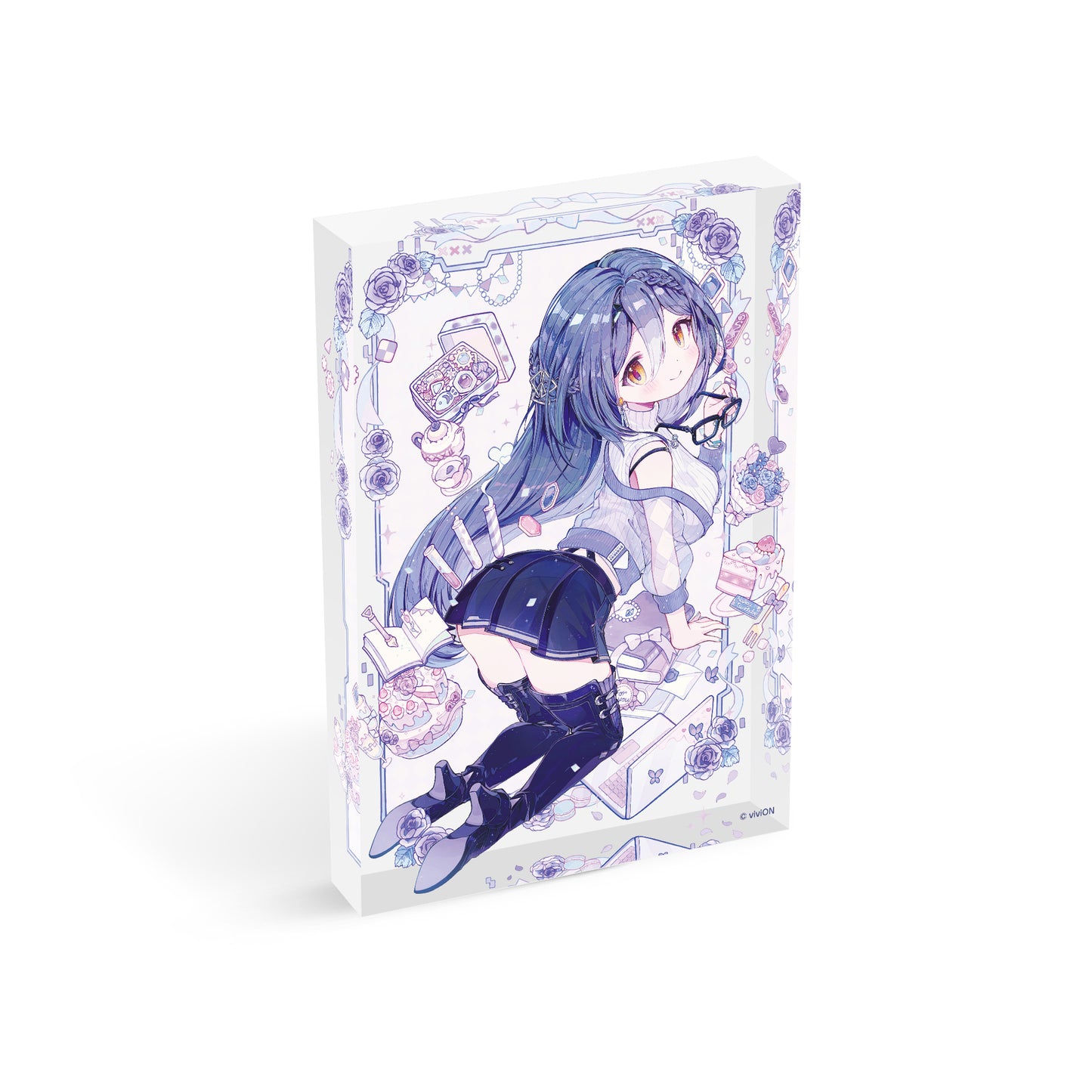 아오기리 고교 에트라 생일 기념 상품 2024 아크릴 블록