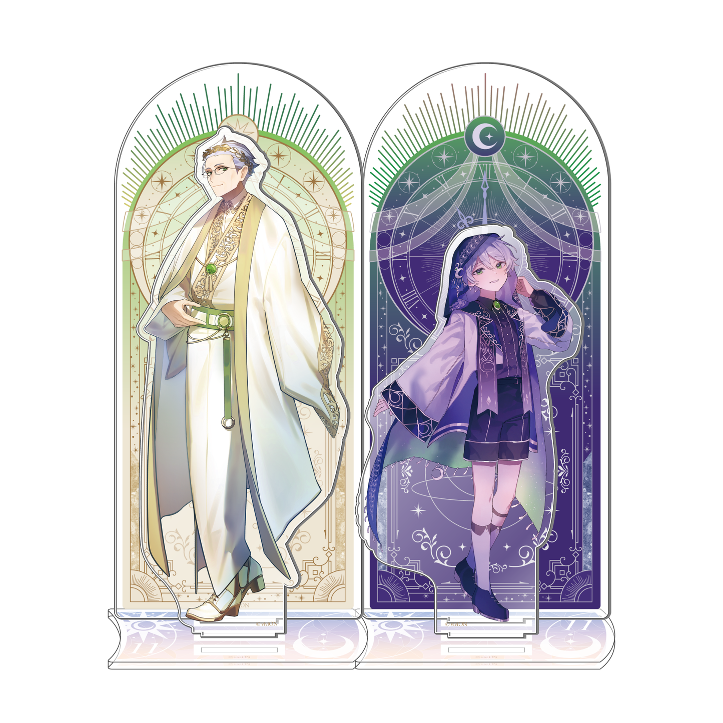 ORQUESTA 4 周年丙烯酸支架上的时钟:年轻时的 Harumi Ichiju ver.