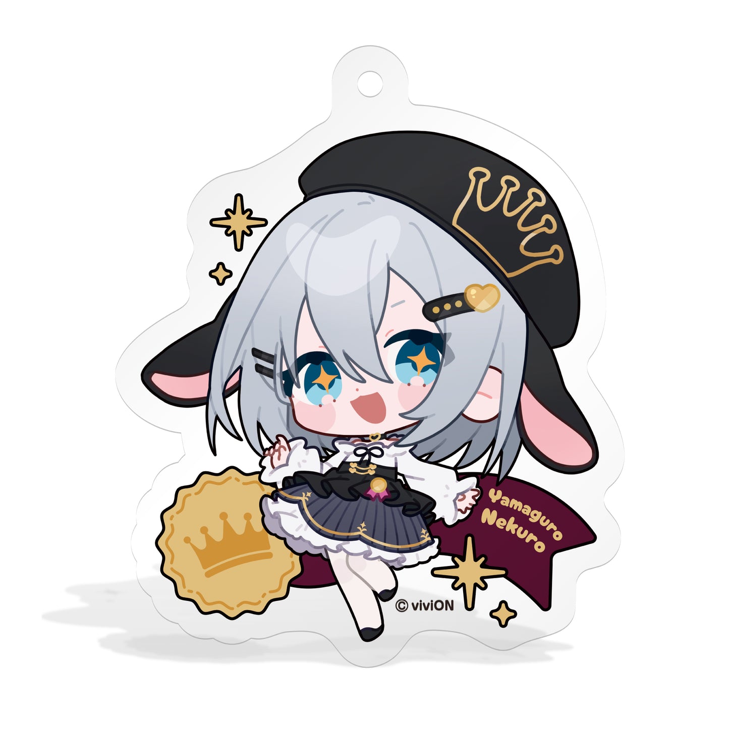 Aogiri High School Nekuro Yamaguro Birthday Commemorative Goods 2024 Acrylic Key Ring