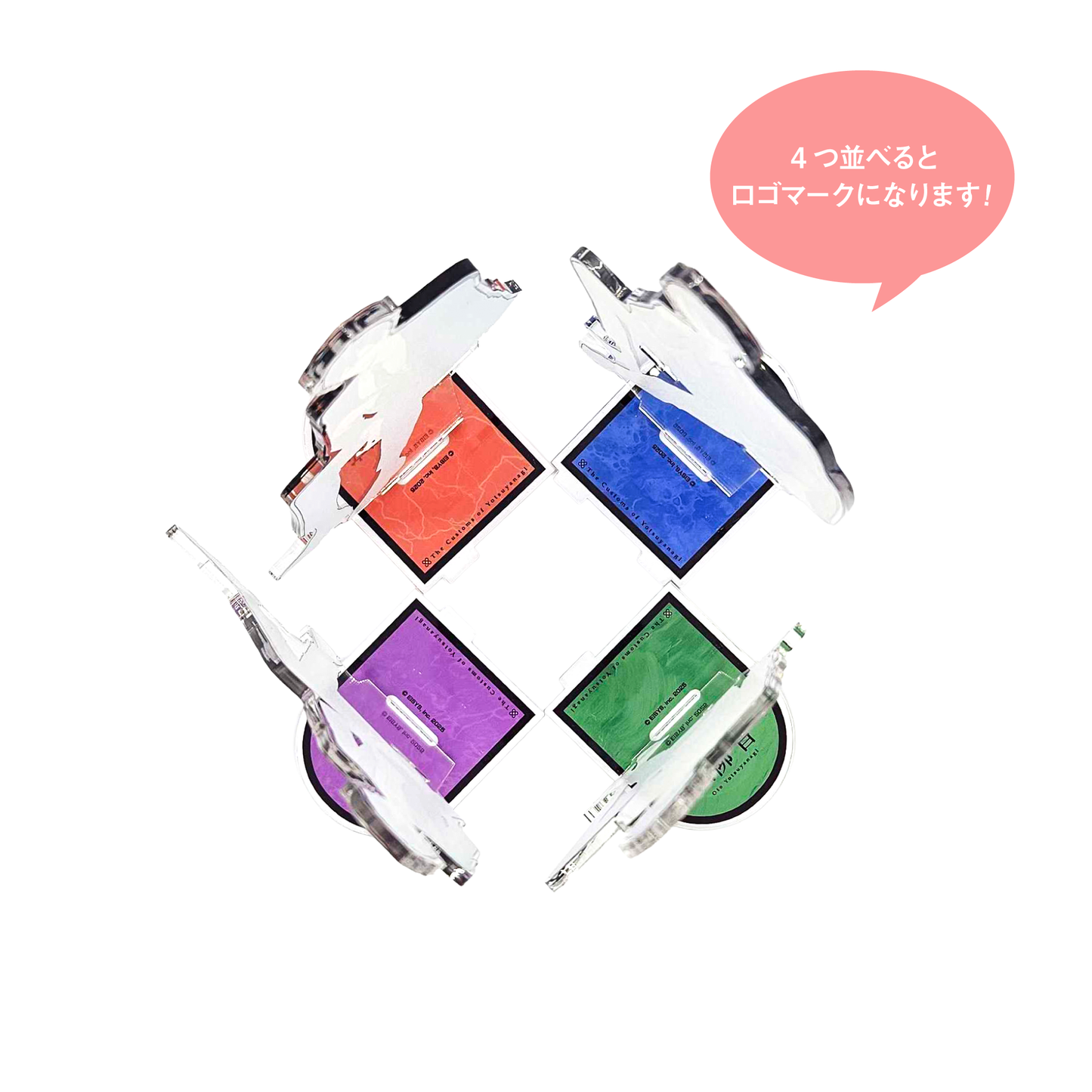 The Customs of Yotsuyanagi Sitting acrylic stand, Oto Yotsuyanagi