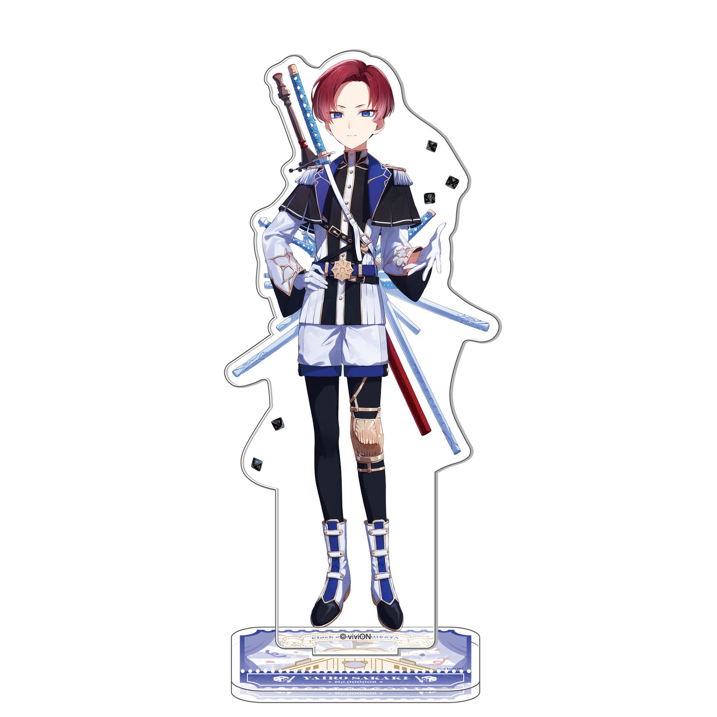 Clock over ORQUESTA Second season BATTLE: Boy's figure ver. acrylic stand Sakaki Yashiro