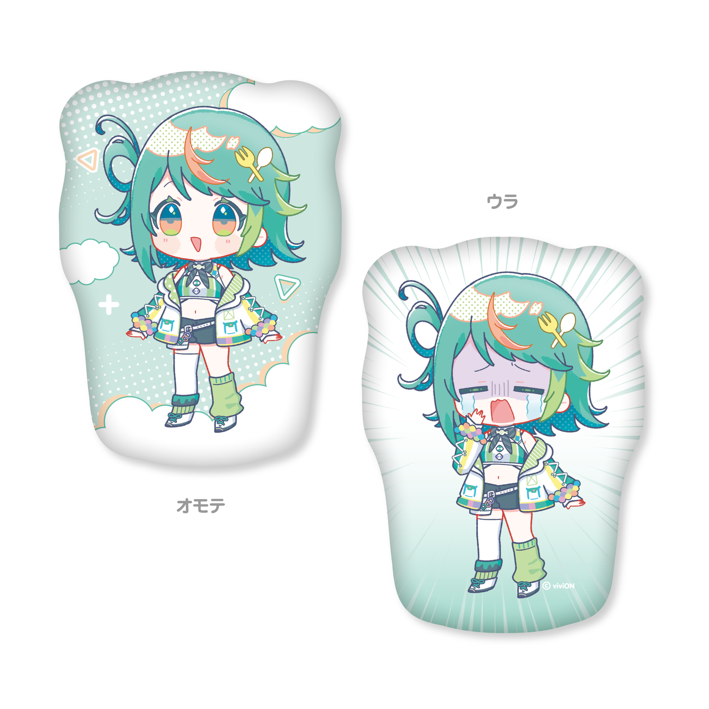 Aogiri High School Populaire Die-cut cushion Pewa Pewa Populaire