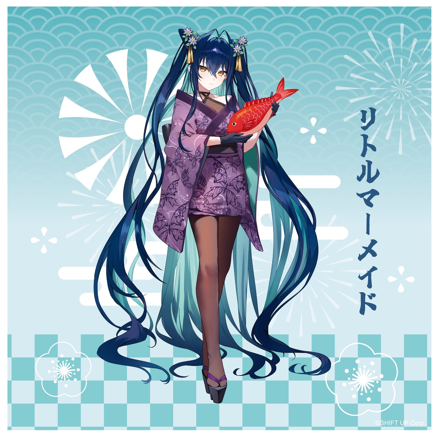 胜利女神:NIKKE 2026年新年集市靠垫套小美人鱼