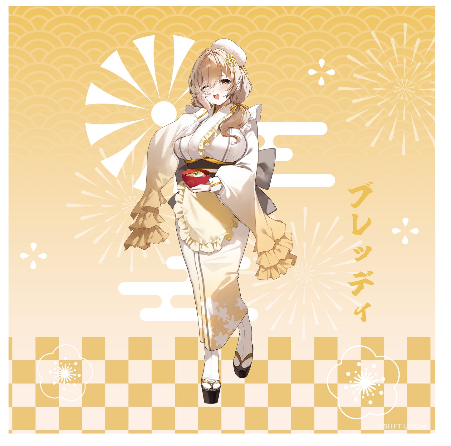 Goddess of Victory: Nikke New Year Fair 2026 Cushion Cover Bready