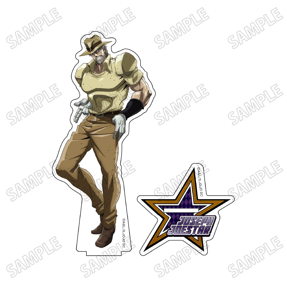 JoJo的奇妙冒險 スターダストクルセイダース描き下ろしBIGアクリルスタンド【JF25】 ③ジョセフ・ジョースター