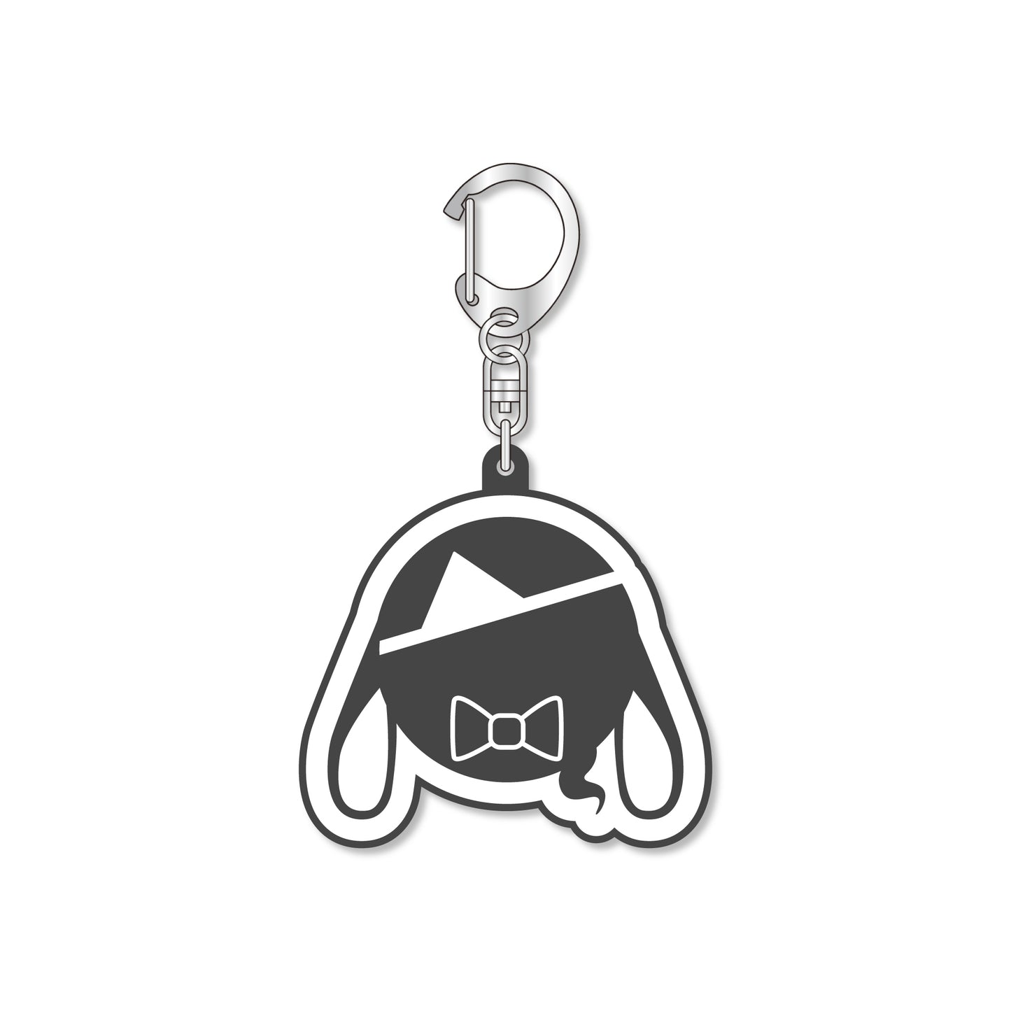 青桐树高中校徽橡胶钥匙扣 山九郎翁源