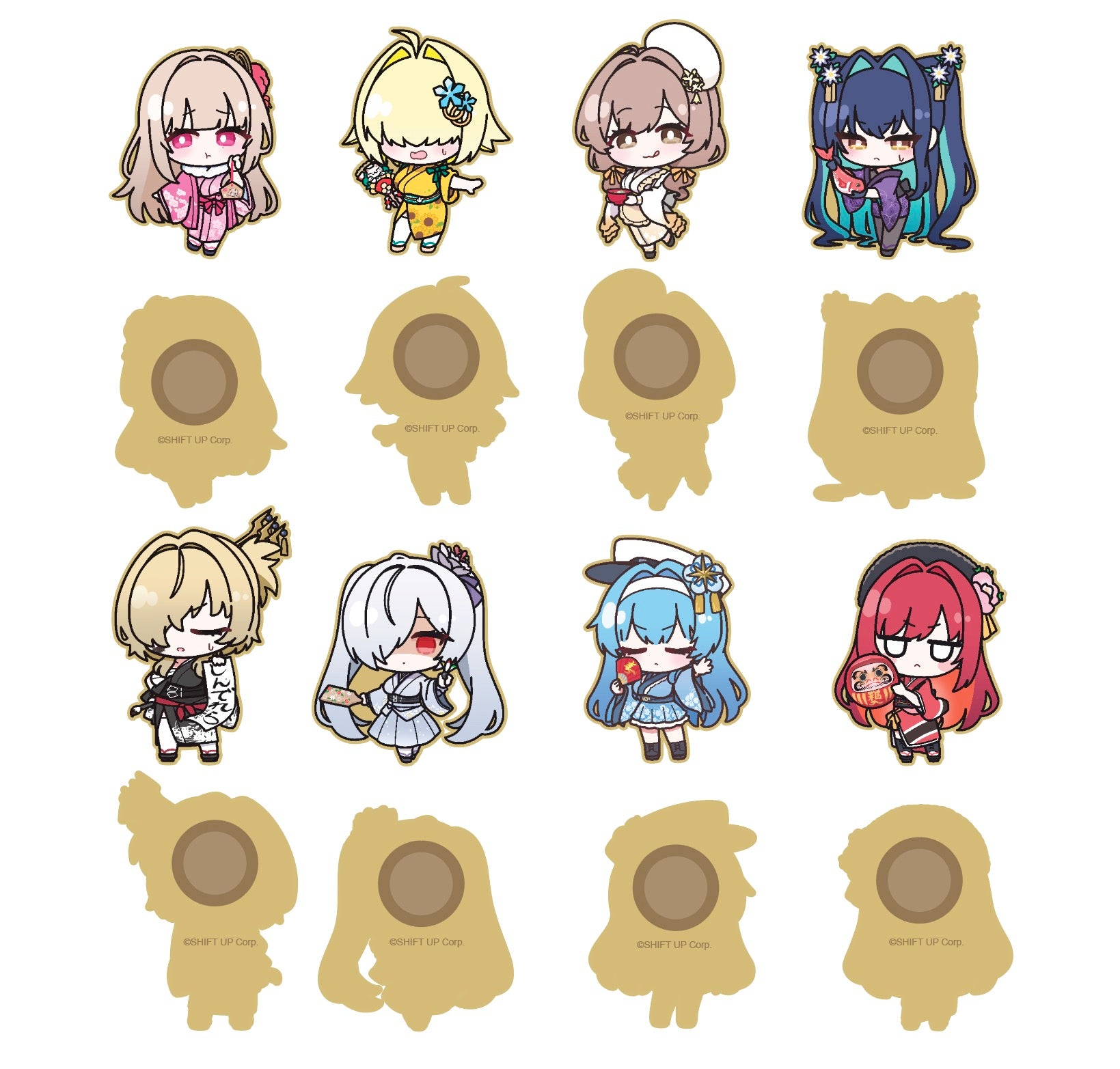 勝利の女神：NIKKE 新春フェア2026 SDトレーディングピンバッジ