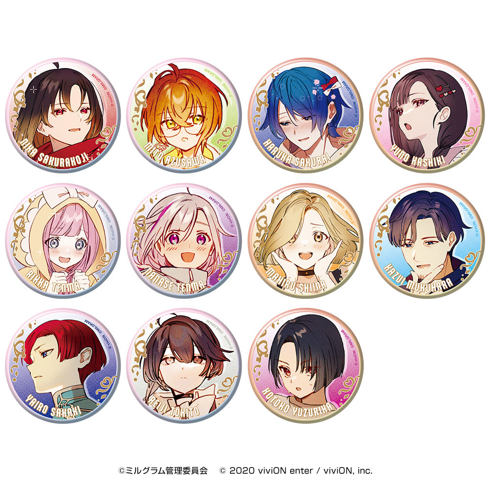 【徽章】ぷちミルケスタ 第1弹ver. 徽章盲盒(散装)【MILGRAM × Clock over ORQUESTA】