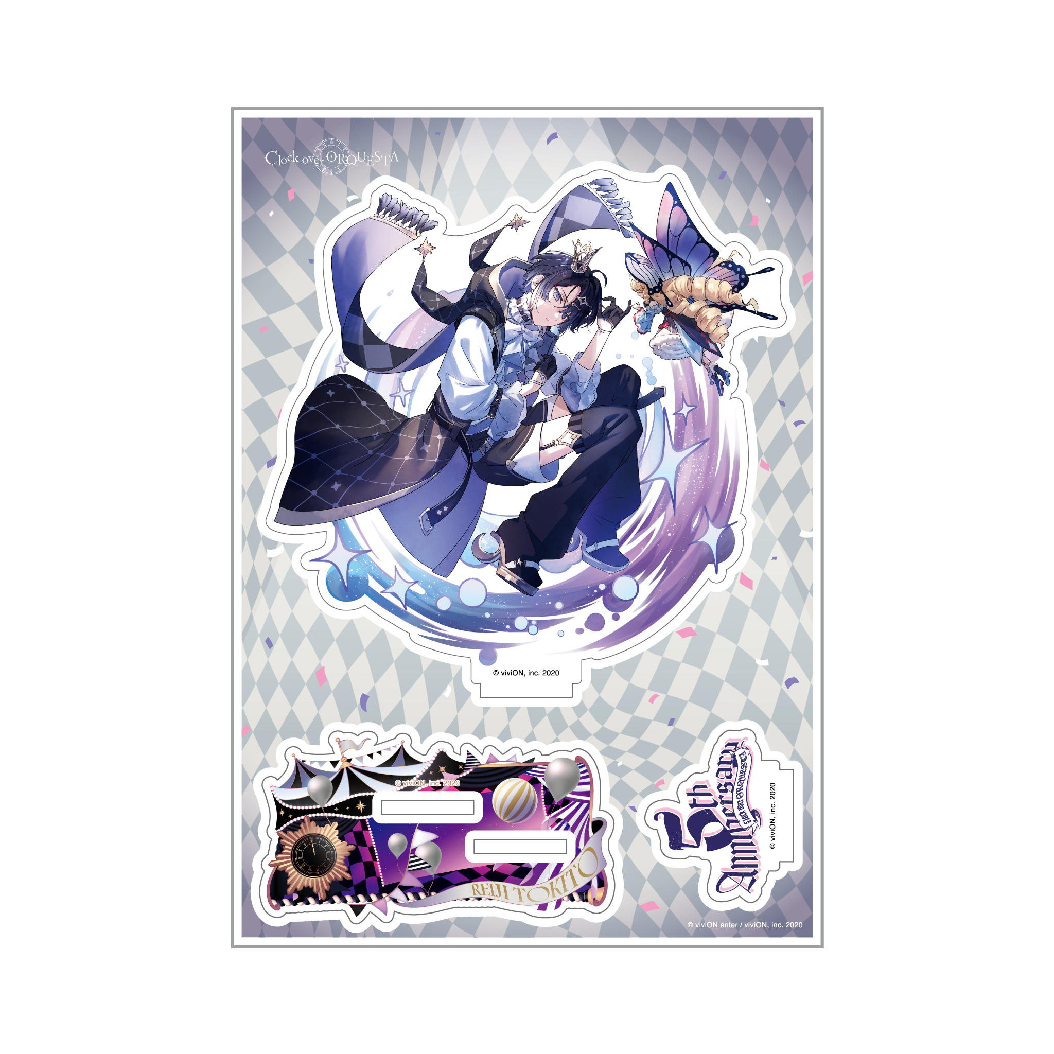 Clock over ORQUESTA 5th anniversary アクリルスタンド 朱鷺燈 零士