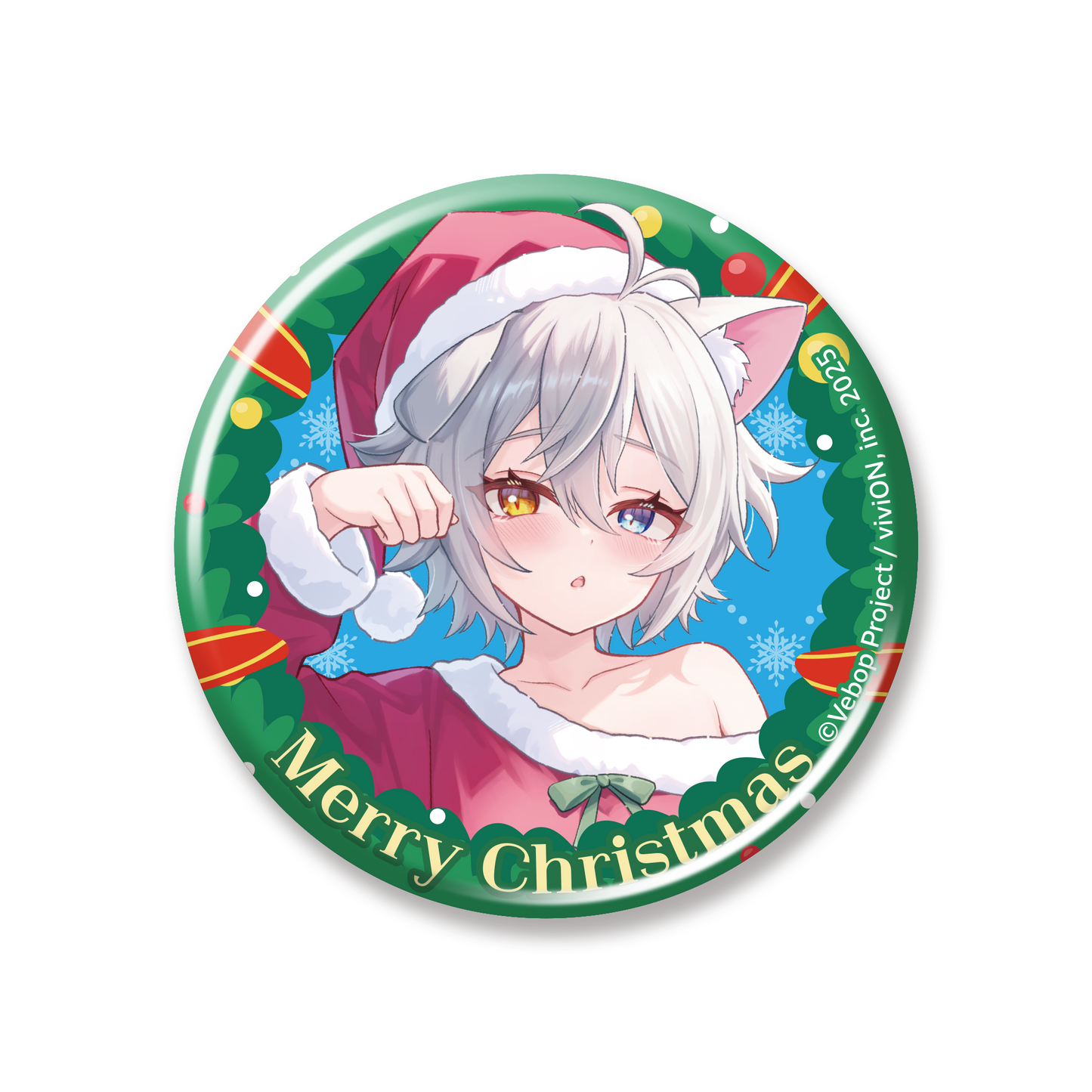 Vebop Project Joining Commemorative Christmas Goods Can Badge Ichino Isui