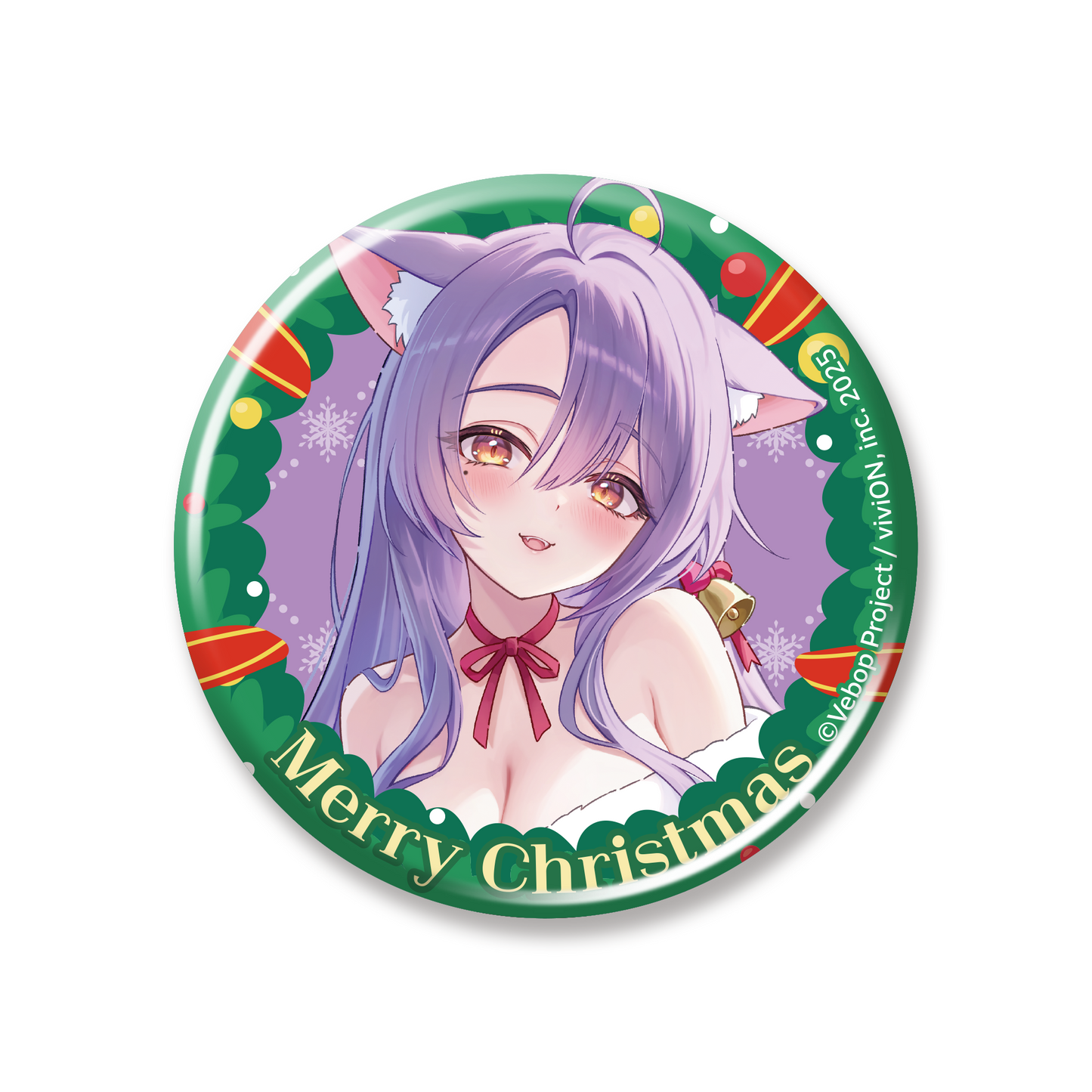 Vebop Project Joining Commemorative Christmas Goods Can Badge Two Blue Sia