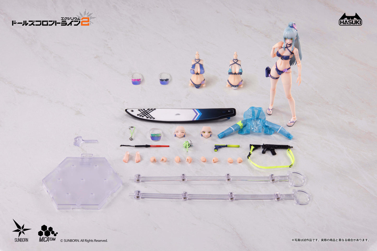 pocket art Girls' Frontline2: Exillium pocket art PA013 Kurukai Blue Trails Ver. Deluxe Edition 1/12 Completed ActionFigure