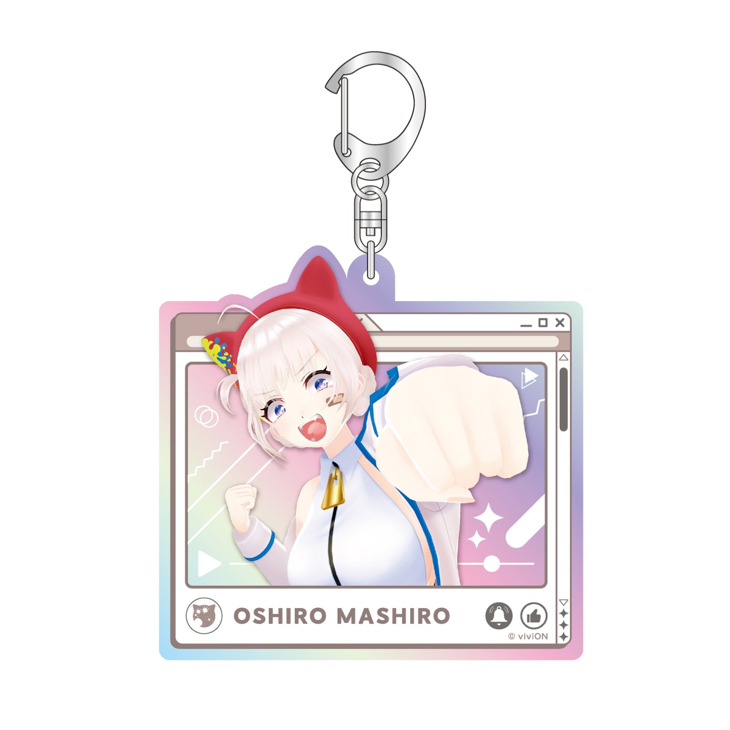 青桐高校 极光亚克力钥匙圈 Ooshiro Mashiro