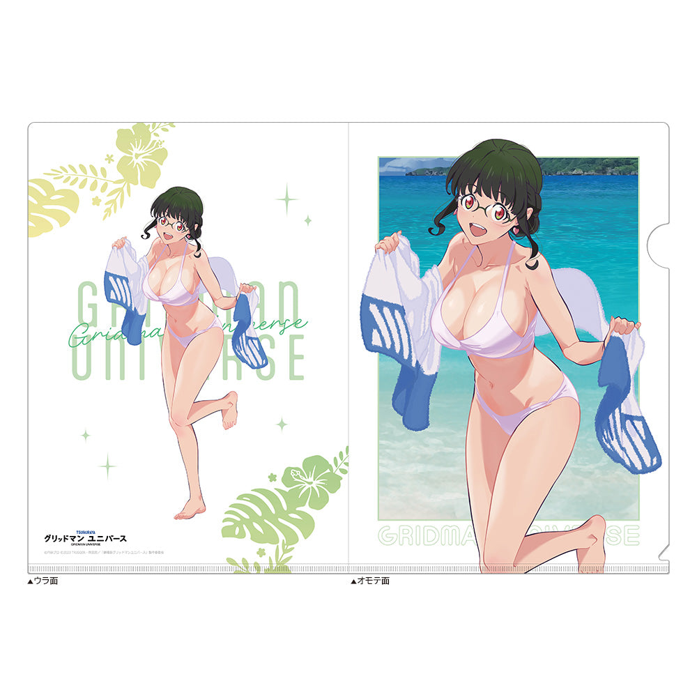 Gridman Universe Original Illustration Clear File (2nd generation/Swimsuit)