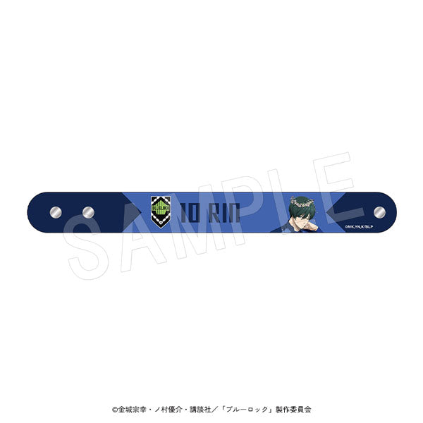 BLUE LOCK 藍色監獄 PVC 팔찌 『BIRTHDAY FLOWER Ⅱ』Ver.糸師 凛