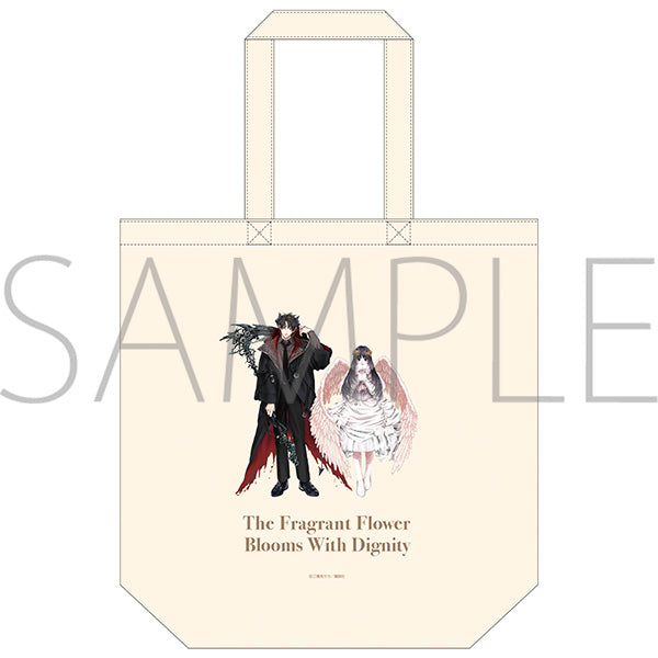 The Fragrant Flower Blooms with Dignity Tote bag (devil and angel)