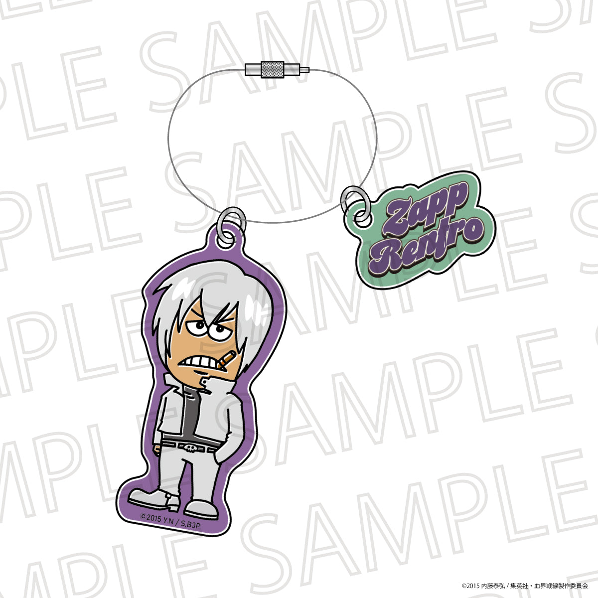 TV anime “Blood Blockade Battlefront” Acrylic keychain Zapp Renfro