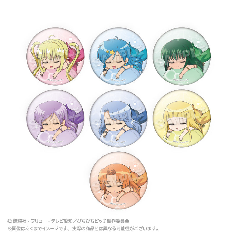 TV Animation "Pichi Pichi Pitch" Trading Fluffy Pitch Can Badges 7 pieces in a box