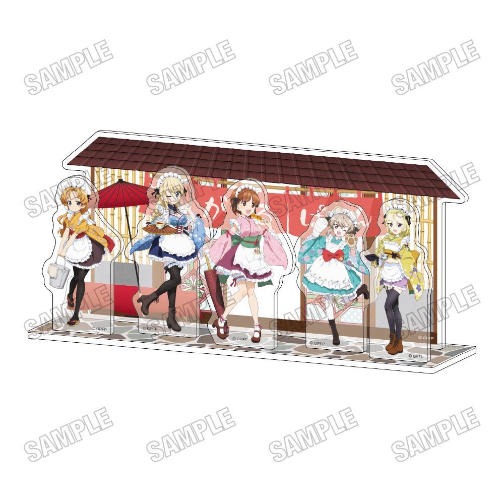 『ガールズ&パンツァー 最終章』 描き下ろしアクリルジオラマ【和風メイド Ver.】