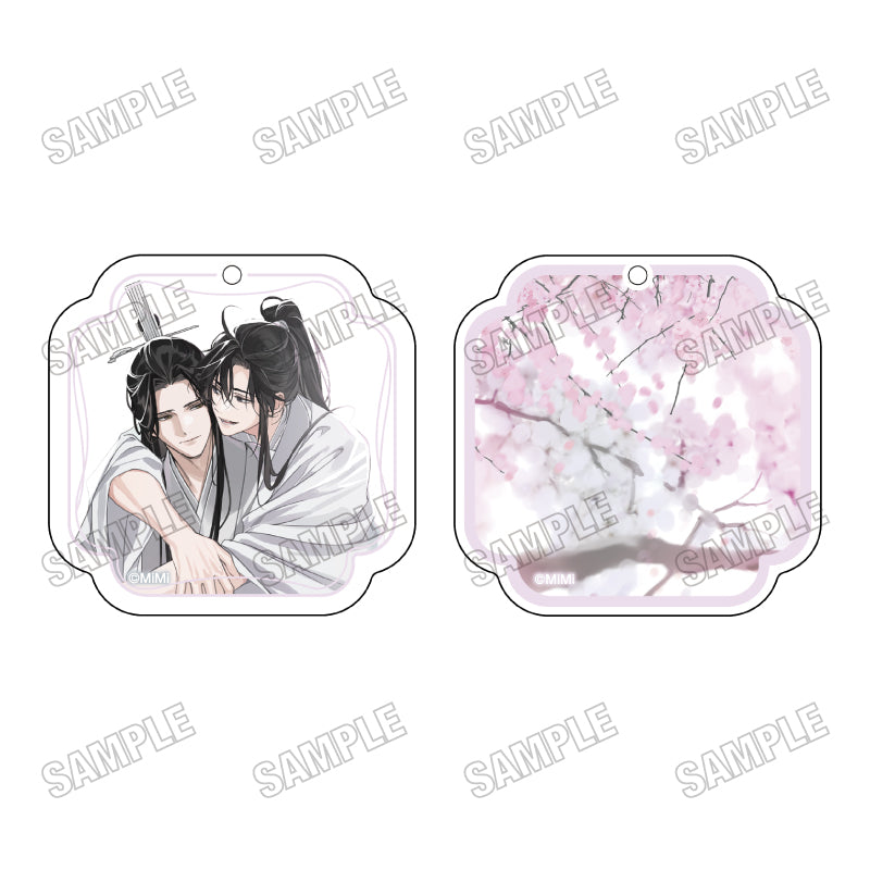 大河奇幻廣播劇《魔道祖師」 新繪製的幻燈片壓克力鑰匙圈【世紀式惠Ver.】①彈簧