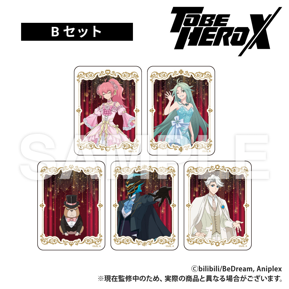 アニメ「TO BE HERO X」 ステッカー5枚セット B 舞踏会風描き下ろし