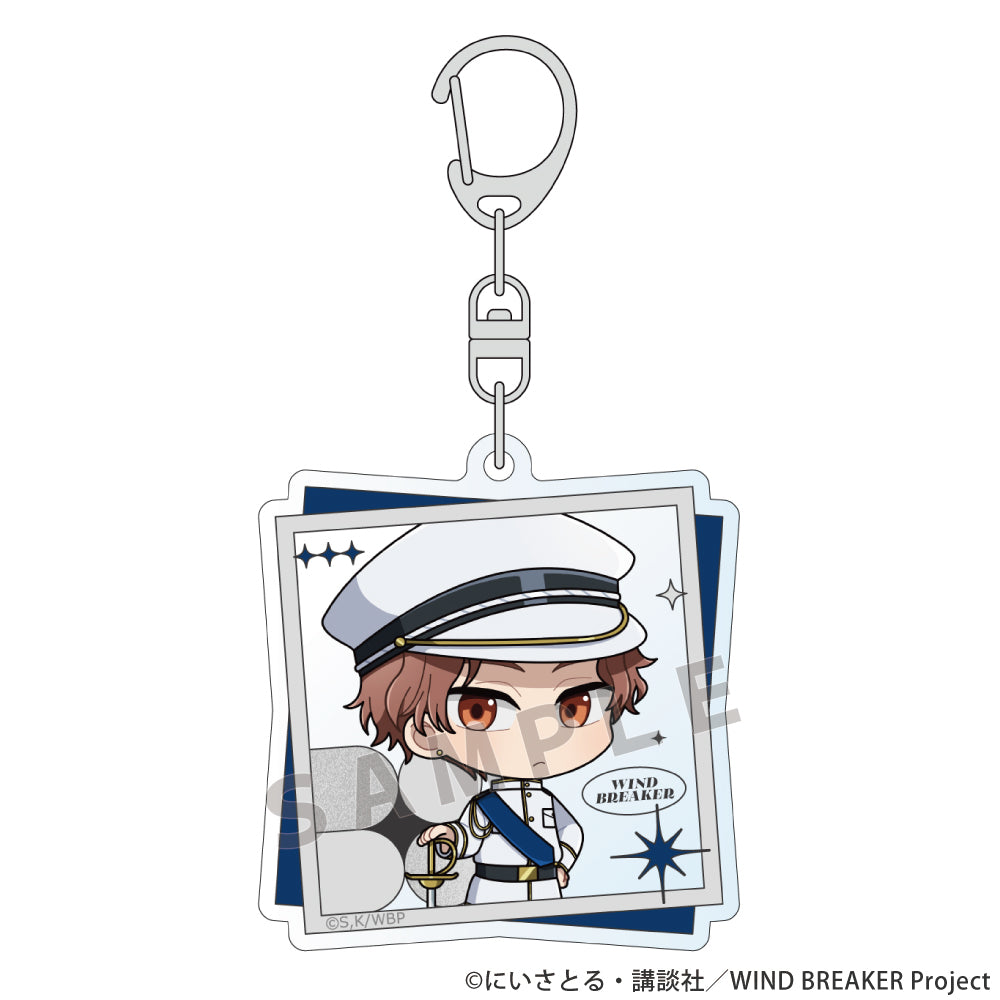 Wind Breaker Acrylic keychain (Uryu Sakaki/Military coordination)