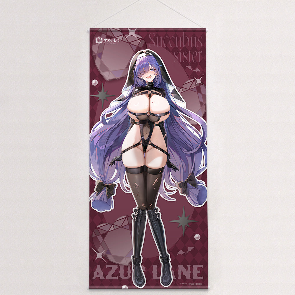 Azur Lane Newly drawn oversized tapestry (Mogador/Succubus Sister) This is an oversized tapestry of ``Mogador/Succubus Sister'' from