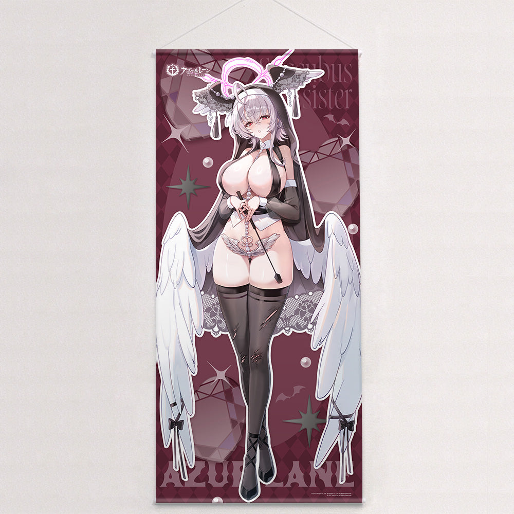Azur Lane Newly drawn oversized tapestry (Pearl/Succubus Sister) This is an oversized tapestry of ``Pearl/Succubus Sister'' from