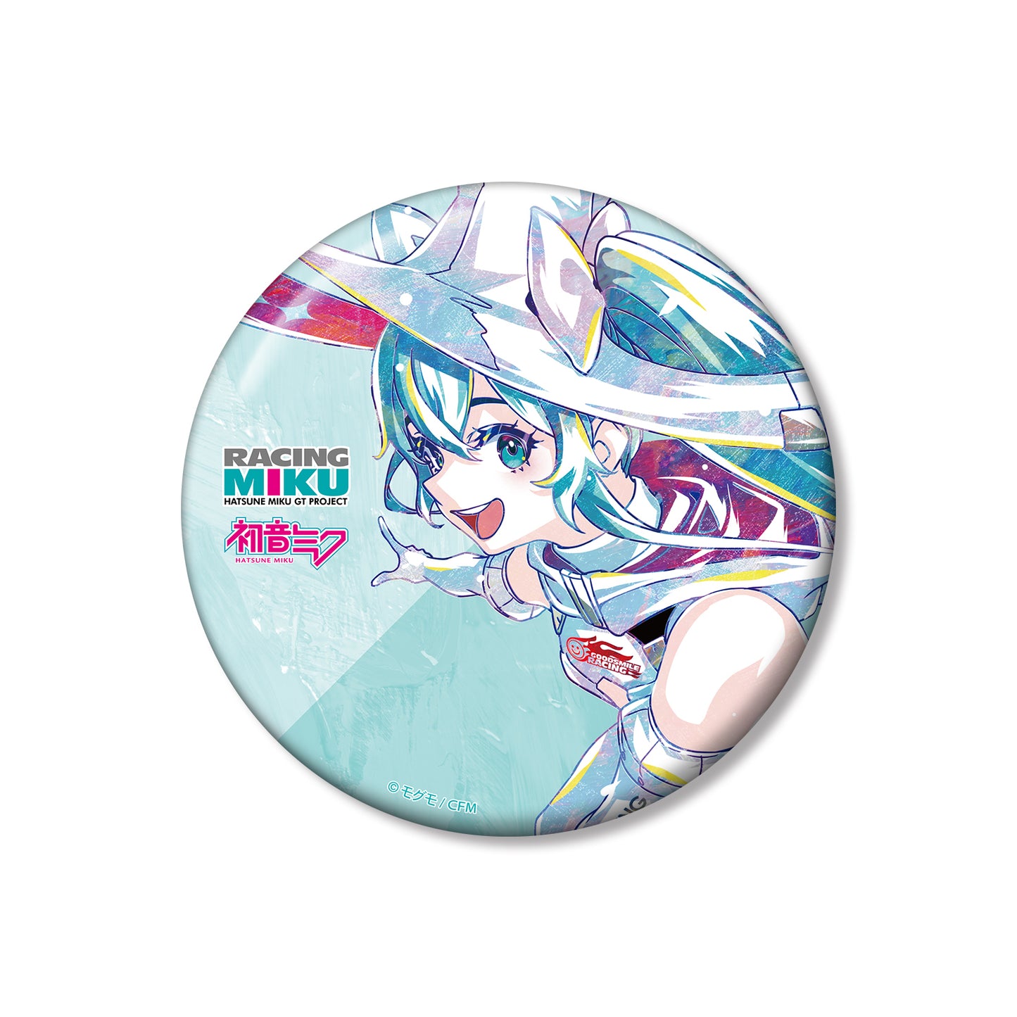 初音ミク GTプロジェクトレーシングミク 2024 Ver. Ani-Art 100mm缶バッジ Ver.D