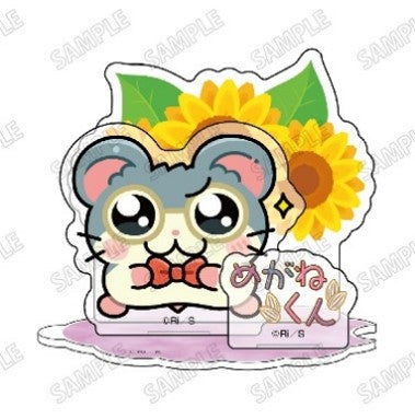 とっとこハム太郎 描き起こしミニアクリルジオラマ ④めがねくん