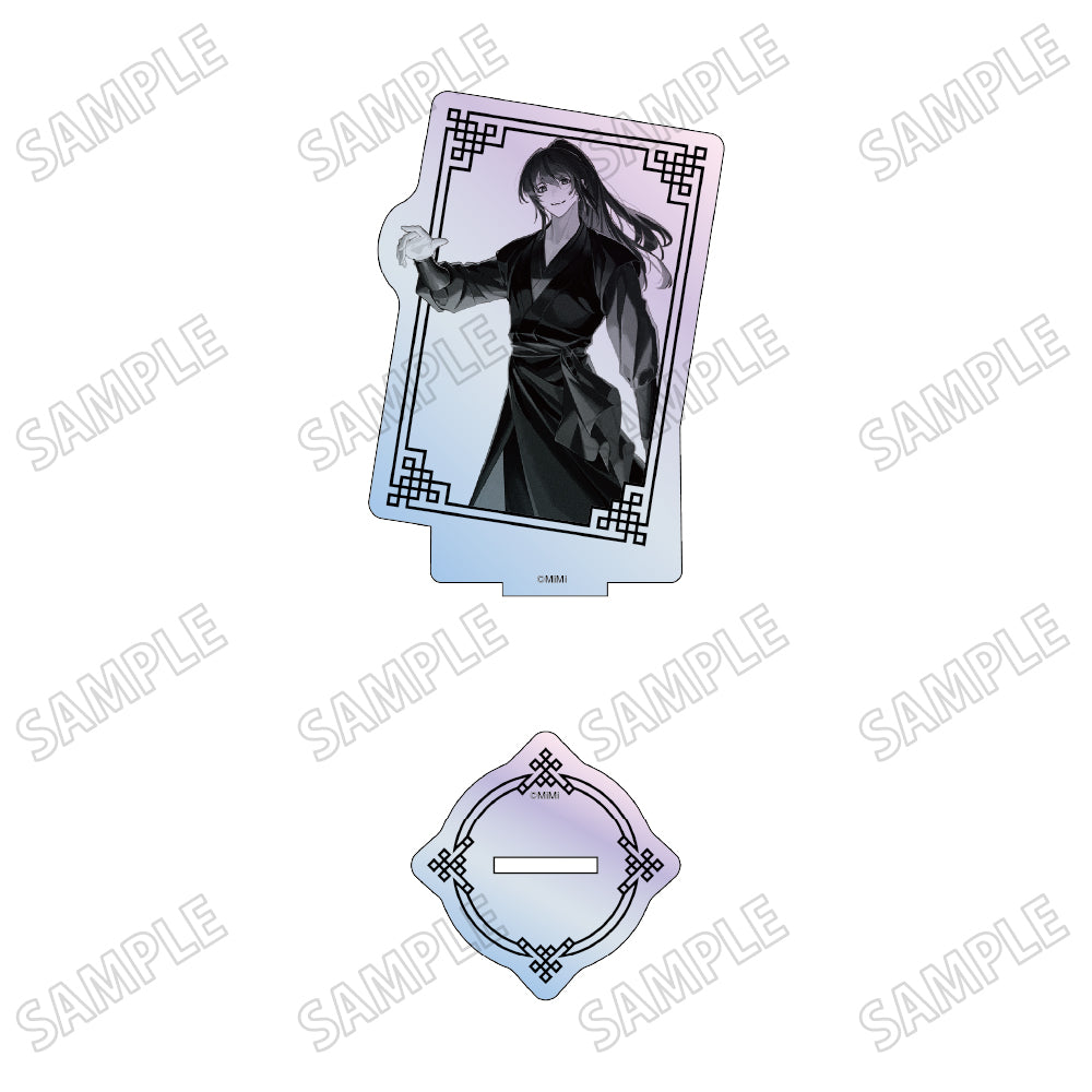 大河幻想ラジオドラマ「魔道祖師」 描き下ろしカード型オーロラアクリルスタンド【幻鏡 Ver.】 ⑥薛洋