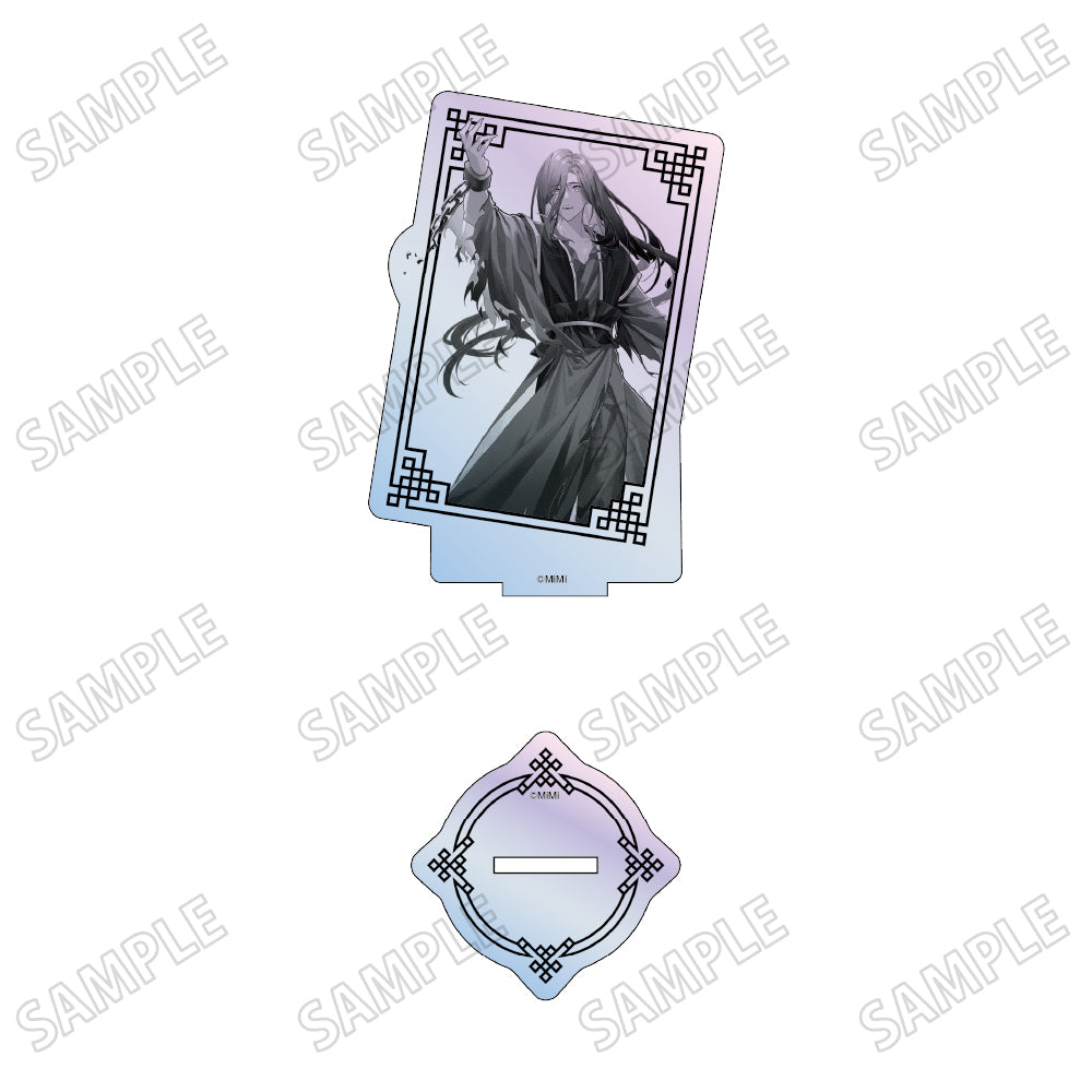 大河幻想ラジオドラマ「魔道祖師」 描き下ろしカード型オーロラアクリルスタンド【幻鏡 Ver.】 ⑧温寧